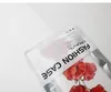 100 pcs Retail Zip Bags for Leather Cover Custom Plastic Packaging Bags for Smart Phone Case for iPhone X 7 Plus Note 8