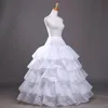 Kostenloser Versand Auf Lager Vier Reifen Fünf Schichten A-Linie Petticoats Slip Braut Krinoline Für Ballkleider Quinceanera/Hochzeit/Ballkleider