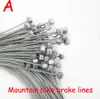 Road bike MTB Bike Fixed Gear Bicycle Brake Line Shift Shifter Gear Brake Cable Sets Core Inner Wire Silver Steel Speed line