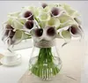 Calla Lily For Wedding Bouquet flower fragrance soft plastic flowers decorative floral calla real touch Free Shipping HP011