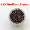 1000pcs / Bottle 2.9mmx1.6mmx2.0mm 마이크로 구리 실리콘 나노 링 링크 비즈 헤어 익스텐션 도구 7 색