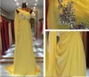 2015 IN Stock Whole One Shoulder Ruffle Chiffon Long Prom Evening Bridesmaid Dresses With Beaded6217072