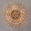 Luxury Multideck Crystal Living Room Ceiling Lamp Grape Crystal Round Top Study Room Parlor Ceiling Light Bedroom Dining room Chandelier