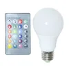 NEW E27 RGB LED Lamp 10W 15W 20W LED RGB Bulb Light Lamp 110V 220V Remote Control 16 Color Change Lampada LED Global Light Luz A65 A70 A80