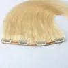 613 Bleach Blonde hair vierge clip épais dans l'extension de cheveux 100g 7pcs / Lot Clip afro-américain droit dans les extensions de cheveux humains