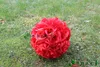 15 cm średnicy Nowy Sztuczny Szyfrowanie Róża Jedwab Kwiat Kissing Kulki Wiszące Ball Boże Narodzenie Ozdoby Wesele Dekoracje Dekoracje