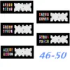 2017 New Fashion Airbrush Nail Stencils Set 41-60Tools DIY Airbrushing 20 X Mall Sheet for Airbrush Kit Nail Art Paint