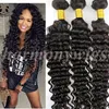 Mink Virgin Hair Extensions Brasilianska Human Hair Buntlar Deep Curly Wefts 8-34Inch Obehandlat Peruvian Indian Malaysian Bohemian Hair Weave