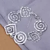 Hot sale christmas gift 925 silver Thread Bracelet DFMCH324,Brand new fashion 925 sterling silver plated Chain link bracelets high grade