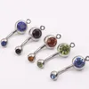 Body Jewelry stainless steeel Navel Ring Belly Button Ring Add You Own Charm Accessory1243483