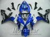 Moulage par injection livraison gratuite kit de carénage ABS pour YAMAHA 2004-2006 YZF R1 yzf-r1 04 05 06 ensemble de carénages bleu blanc noir YQ18