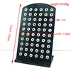 High Quantity Display Stands Fashion 12mm Snap Button Black Acrylic Interchange Jewelry Metal Display Case Board