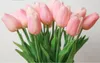 PU Tulip display flower real touch nonpolluting PU Tulip Artificial Flowers Simulation Wedding or Home Decorative Flower shi1840086