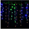 Vacances de vacances de Noël rideau de jardin glacée LED lumières décoration 8 modes Flash 110V-220V 4MX0.75M 144 LEDs imperméables