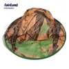 3pcs/Lot Camouflage Mosquito net outdoor fishing hat Beekeeping Flying Insects Prevention Cap Bucket Hat Bee bug mesh hat free shipping