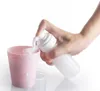 Dispenser di schiuma di sapone per bottiglia di plastica schiumogena da 100 ml-Dispensatore di schiuma di sapone per mani vuoto portatile ricaricabile Bottiglia da viaggio Mini formato