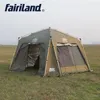 テントアクセサリーインナーテント、テントウインドブレイク、Ultralarge Tent Army Greenのための蚊帳