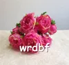 Jedna jedwabna wiązka piwonii 7 głowicach 45 cm / 17,72 "sztuczne kwiaty piwonii dla bukiet ślubnych wesele Centerpiece Home Floral Aranżacje