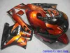 Peças de motocicleta laranja queimado + 7 presentes para kit de carenagem Honda CBR 600 F3 CBR600F3 1997 1998 carenagens CBR600 F3 95 96 AKIV