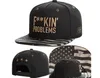 nieuwe InFashionCaps Cayler Sons F**kin Problemen Zwart Goud Snapback Cap Korting Goedkope snapbacks baseball caps Hot Christmas Sale