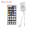 Blister Retail Box SMD 5050 LED Strip Light RGB 150LEDs 5M Flexible Rope Tape Lights+44 Key Remote Controller+DC 12V Adapter Power Supply