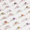 Mode Ny Ring Smycken Ring Sprid Zircon Rings Boutiques Gratis frakt Partihandel Utsökt Cz Alloy Ring