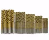 50 pcs/lot Titanium Coated HSS High Speed Steel Drill Bit Set Tool 1/1.5/2/2.5/3mm XB1