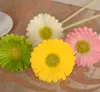 10pcs Artificiel PU Sunflower pour mariage Home Bridal Bouquet Decoration 4 Couleur pour choisir
