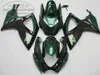 Kit de carénage au prix le plus bas pour SUZUKI GSXR600 GSXR750 06 07 K6 ensemble de carénages noir vert vif GSX-R 600 750 2006 2007 V29F