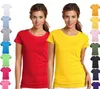 dames t-shirt goedkoper leeg vrouwelijk effen casual t-shirt ondersteunt het afdrukken van uw logo op overhemden met extra kosten voor kleding in ware grootte