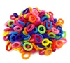 Commercio all'ingrosso 500 pezzi colorati bambini bambini titolari di capelli elastici carini elastici per capelli accessori ragazza donna charms cravatta gomma