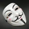 on sale White V Mask Halloween Masks Sexy Eyeline Anonymous Vendetta Party mask Guy Fawkes Mask Full Face Horror mask super Scary