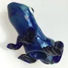 Стекло животных курительные трубы в темно-синий цвет стеклянные ручные трубы используют для Tabacco толстые стеклянные чаевые трубы Mix Заказать NP1006