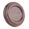 Colcha de piano de cola tazas de madera de nogal almohadilla de madera de madera alfombra protector de deslizamiento resistente- nogal negro
