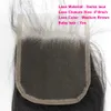 7a color 1b black brazilian straight baby hair top lace closure 3 part 1b 4x4 peruvian virgin top lace closures hair human hair