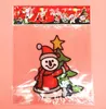 Christmas decorations remove jelly STICKER can be removed easy BEDROOM WALL WINDOW ROOM Santa Claus Wall Sticker christmas wreath CS007