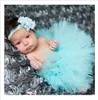 Горячие продажи новорожденный малыш девочка детская пачка юбки платья оголовье набор необычные костюм пряжи симпатичные 13 цветов E628
