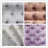 New Arrive 10 meter/lot Faux leather soft bag 3d wallpaper PVC white bedside sofa tv background wall wallpaper papel de parede