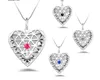 Livraison gratuite mode haute qualité 925 argent Phase Box avec bijoux en diamant 925 collier en argent Saint Valentin cadeaux de vacances chaud 1619