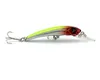 HENGJIA 6 Colori Minnow Wobbles Lunghezza 9 CM Peso 6G Richiamo di Pesca Esca Dura Artificiale Vivid Nuoto Richiamo di Pesca Affrontare