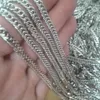free ship in bulk Lot 3 meter Shiny Fashion Jewelry Finding Double Curb Link Chain Stainless steel DIY jewlery Marking 4mm wide