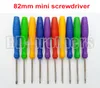 82 mm Colorful Mini Screwdriver (0.8 Pentalobe / 1.5 Phillips / 2.0 Straight /T2 / T3 / T4 T5 / T6/ 1.2 Pentagon) 6000pcs/lot