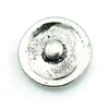 Fashion 18mm Snap Knappar 2 Färg Rhinestone Hemispherical Metal Bottom Clasps DIY Ginger Chunk Smycken Tillbehör