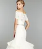 2015 Pas Cher Hors Épaule Dentelle Boléro Veste Illusion Couvert Bouton Vestes De Mariée Haussement D'épaules Mariée Wraps Robe De Mariée Accessoires Shaw7014550