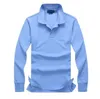 トップの有名なゴルフビジネスのメンポロシャツ長袖ポニー刺繍ポロスシャツカスタムメイドクラシックフィットポピュラーポロスシャツ