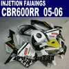 White black bodyworks!Injection Molding for HONDA CBR 600 RR fairing 2005 2006 cbr600rr 05 06 cbr 600rr fairings kit VT6S