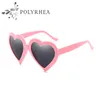 Luxury Heart-Shaped Solglasögon Kärlek Utsökt Mode Sälj Sun Glasses Street Shooting Star Peach Hjärtlins med låda och fodral