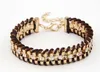 Women star style Color Bracelets bangles Gold Alloy Bracelet for women Chunky Chain Bracelets