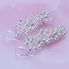 Brand New Sterling Silver Plate Pearl Earrings DFMSE008, Damskie 925 Silver Dynda Chandelier Kolczyki 10 pary dużo