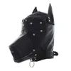 Fetish PU Leather Dog Mask Cabla